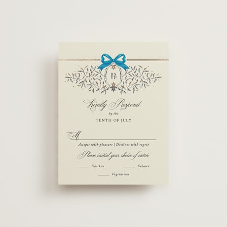 Foil-Pressed RSVP Cards