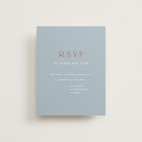 Foil-Pressed RSVP Cards