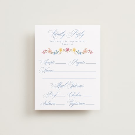 Foil-Pressed RSVP Cards
