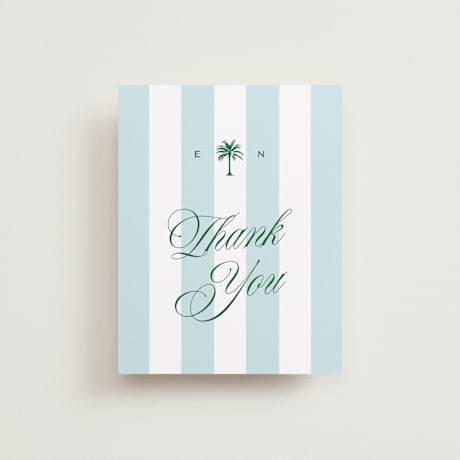 Flat Wedding Thank You Cards