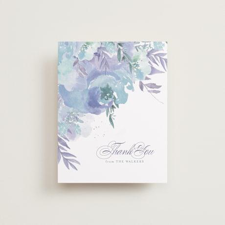 Flat Wedding Thank You Cards