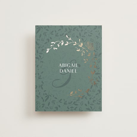 Foil-Pressed Flat Wedding Thank You Cards