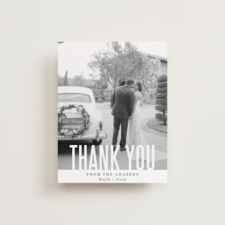 Wedding Thank You Postcards