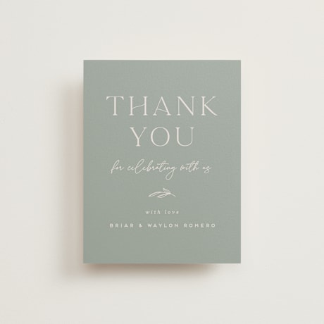 Wedding Thank You Postcards