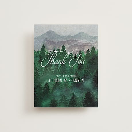 Wedding Thank You Postcards