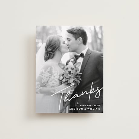 Wedding Thank You Postcards