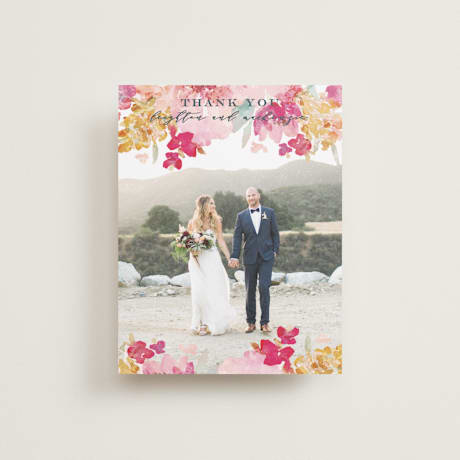 Wedding Thank You Postcards