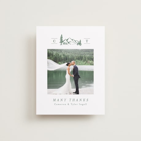 Wedding Thank You Postcards