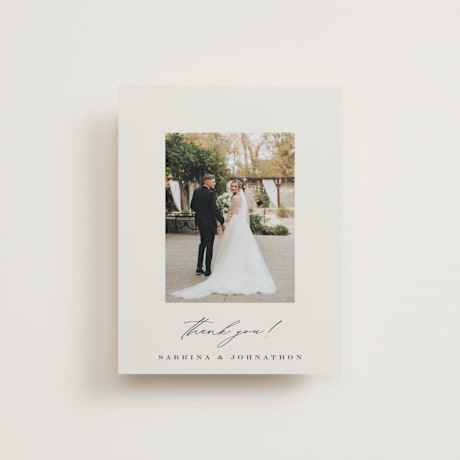 Wedding Thank You Postcards
