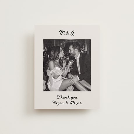 Wedding Thank You Postcards