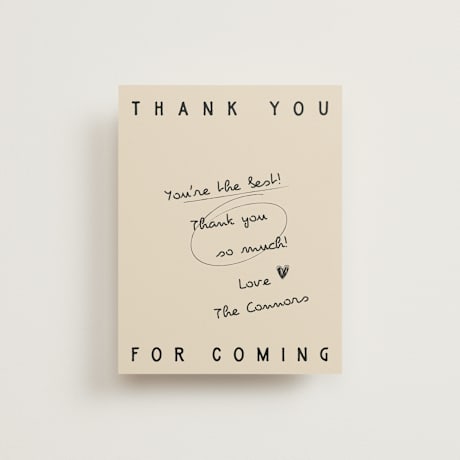 Wedding Thank You Postcards
