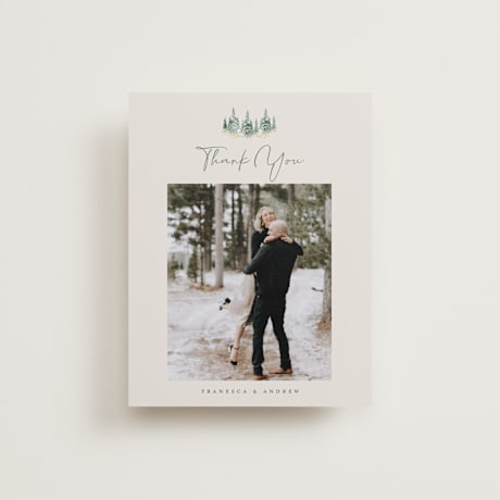 Wedding Thank You Postcards
