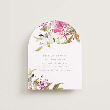 Bridal Shower Insert Cards