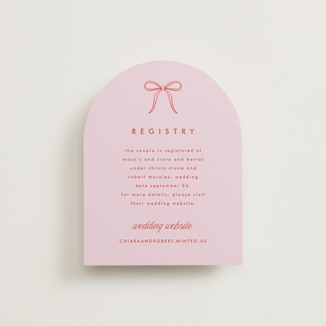 Bridal Shower Insert Cards