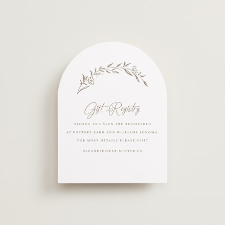 Bridal Shower Insert Cards