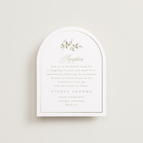Reception Cards