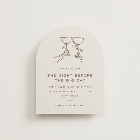 Rehearsal Dinner Cards