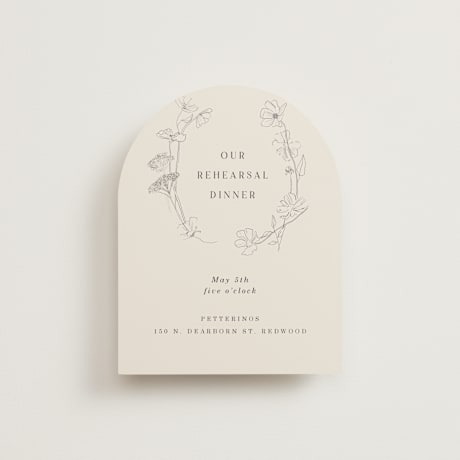 Rehearsal Dinner Cards