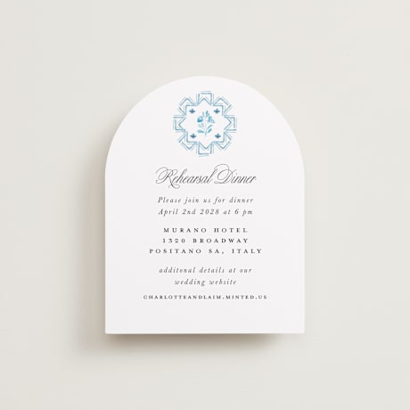 Rehearsal Dinner Cards