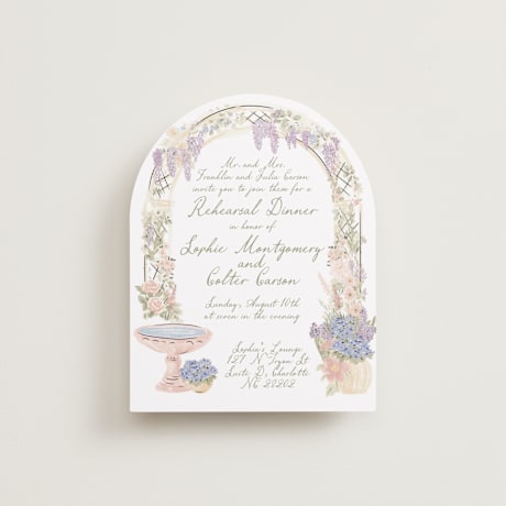 Rehearsal Dinner Cards