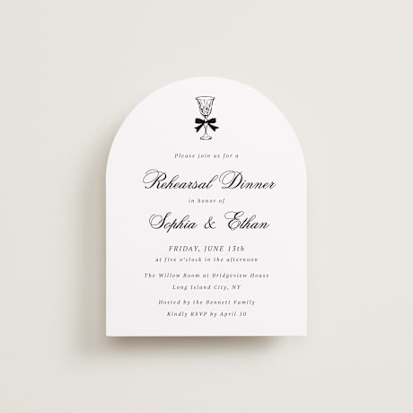 Rehearsal Dinner Cards