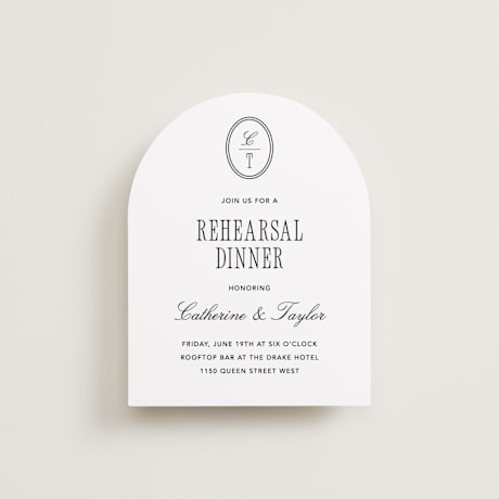 Rehearsal Dinner Cards