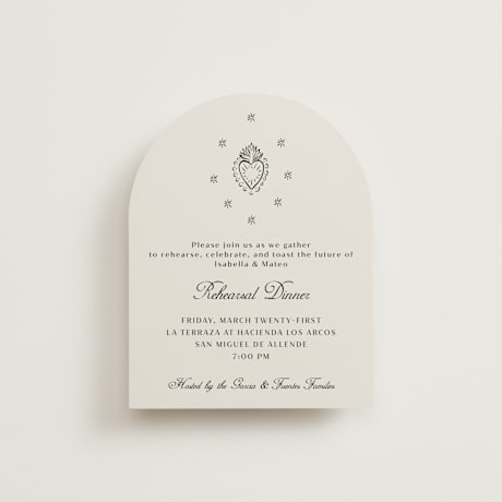 Rehearsal Dinner Cards