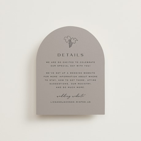 Reception Cards