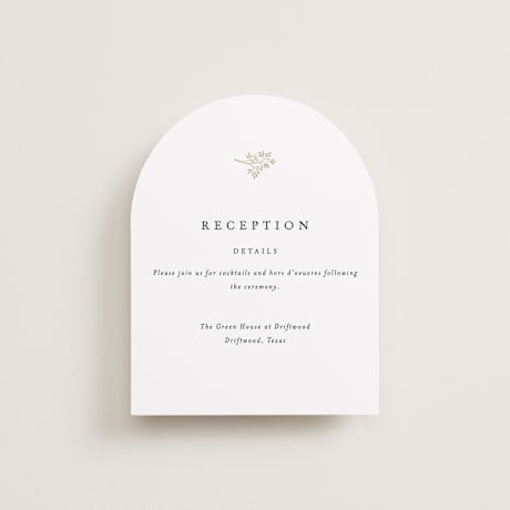 Reception Cards