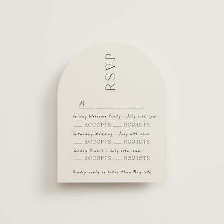 Multi-Event RSVP Cards