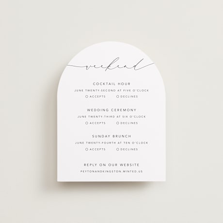Multi-Event RSVP Cards