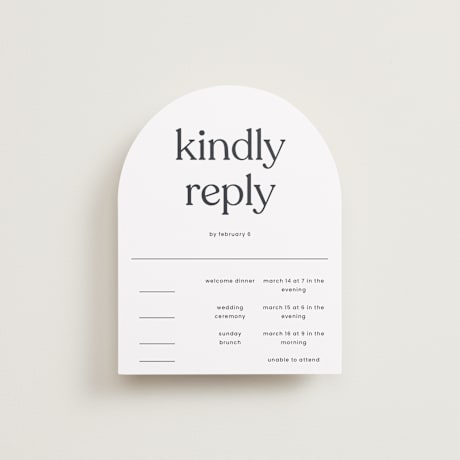 Multi-Event RSVP Cards