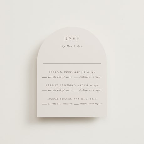 Multi-Event RSVP Cards