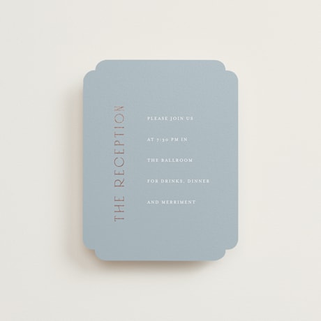 Foil-Pressed Reception Cards