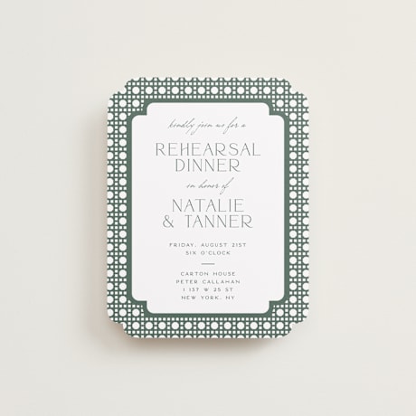 Rehearsal Dinner Cards