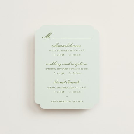 Multi-Event RSVP Cards