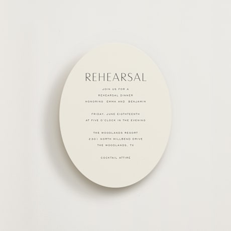 Rehearsal Dinner Cards
