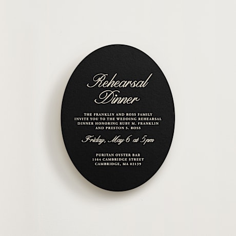 Rehearsal Dinner Cards