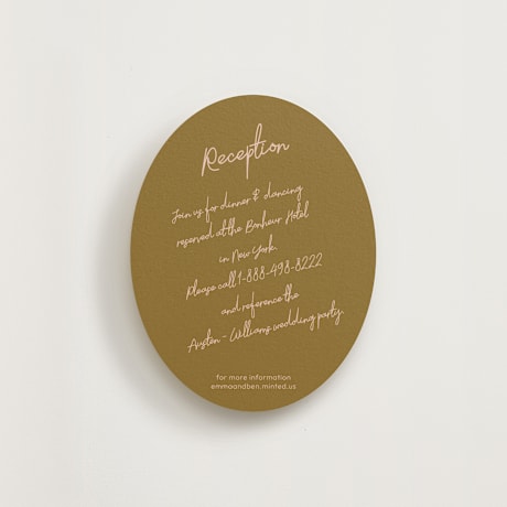 Reception Cards