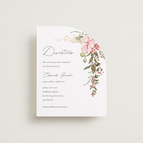 Foil-Pressed Direction Cards