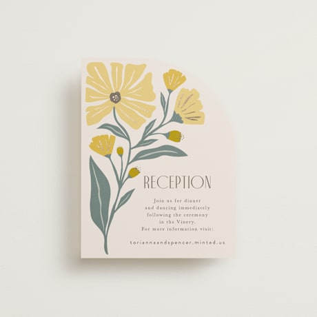 Foil-Pressed Reception Cards