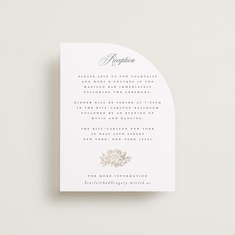 Reception Cards