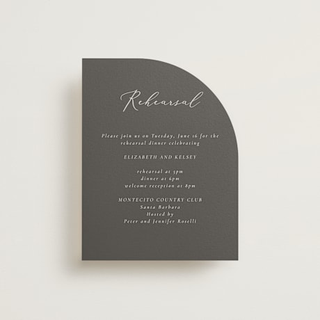 Rehearsal Dinner Cards