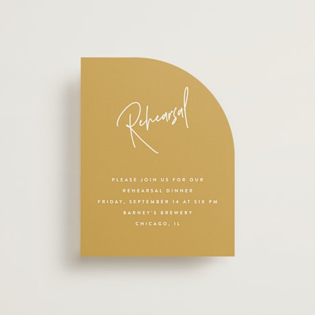Rehearsal Dinner Cards