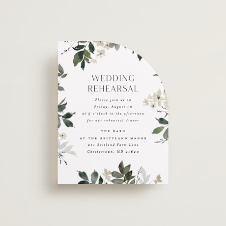 Rehearsal Dinner Cards