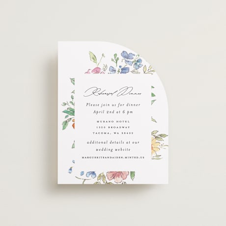 Rehearsal Dinner Cards