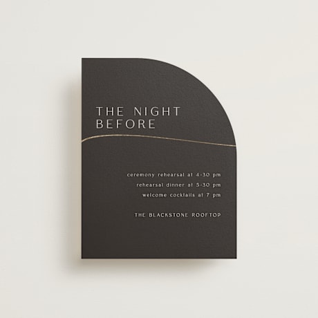 Rehearsal Dinner Cards