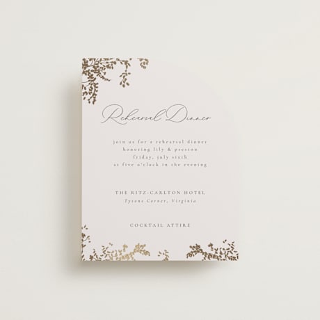 Rehearsal Dinner Cards