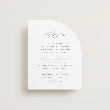 Reception Cards
