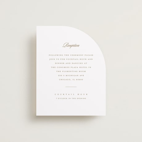 Reception Cards